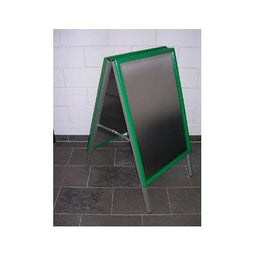 Klika - Stoepbord 59x84 cm groen klapprofiel A1 - 2 stuks