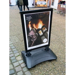 Klika - Stoepbord Boulevard 50x70cm - zwart