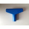 Klika - T-stuk 60 mm blauw voor profiel-1 - 110 stuks