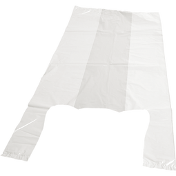 Klika - Tas | HDPE | 30x 2x10x60cm | hemddraagtas | wit | 1000 stuks