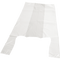 Klika - Tas | HDPE | 30x 2x10x60cm | hemddraagtas | wit | 1000 stuks