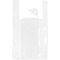 Klika - Tas | LLDPE | geblokt | 27x 6x48cm | hemddraagtas | wit | 1000 stuks