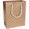 Klika - Tas | Love | Papier | 18x 10x23cm | draagtas | bruin/goud | 10 stuks