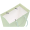 Klika - Tas | Papier | embossed | 18x 10x23cm | draagtas | pastelgroen | 10 stuks