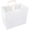 Klika - Tas | Papier | platte handgreep | 32x 16x27cm | draagtas | wit | 250 stuks