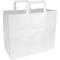 Klika - Tas | Papier | platte handgreep | 32x 8x27cm | snacktas | wit | 250 stuks