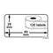 Klika - Thermo-etiketten 28x89mm 260 per rol - 40 stuks