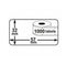 Klika - Thermo-etiketten 57x32mm 1000 per rol