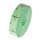Klika - Ticketrol groen 30x65mm 1000 stuks