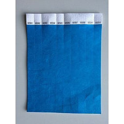 Klika - Toegangsbandjes kleur blauw 100 stuks - 7 stuks