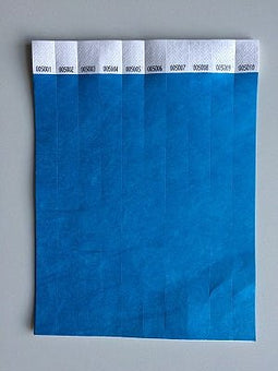 Klika - Toegangsbandjes kleur blauw 100 stuks