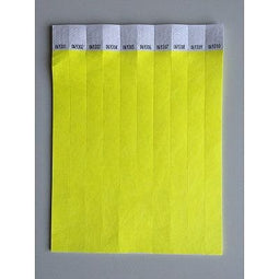 Klika - Toegangsbandjes kleur geel 100 stuks