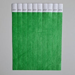 Klika - Toegangsbandjes kleur groen 100 stuks - 7 stuks