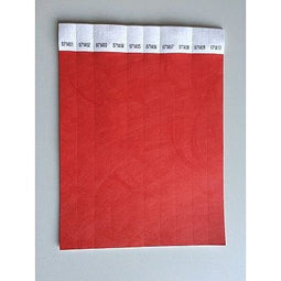 Klika - Toegangsbandjes kleur rood 100 stuks - 7 stuks