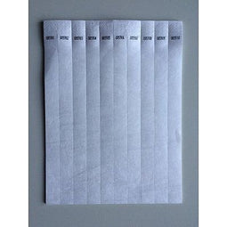 Klika - Toegangsbandjes kleur wit 100 stuks - 7 stuks