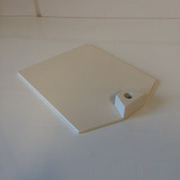 Klika - Voetplaat kunststof zwaar wit