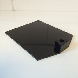 Klika - Voetplaat kunststof zwaar zwart - 20 stuks