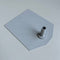 Klika - Voetplaat metaal 160x195mm licht grijs