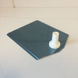Klika - Voetplaat metaal buishouder wit - 30 stuks