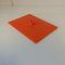 Klika - Voetplaat volledig kunststof oranje - 50 stuks