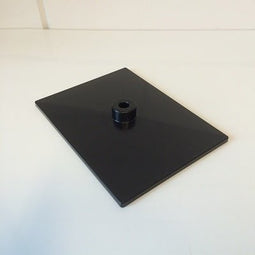 Klika - Voetplaat volledig kunststof zwart
