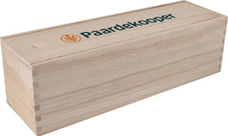 Klika - Wijnkist | Je eigen ontwerp | hout | 1 fles | incl. Deksel | 340x95x95mm | 1 stuks