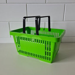 Klika - Winkelmandje LICHT groen 2 hand 22 liter