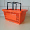 Klika - Winkelmandje oranje 2 handgrepen 22liter