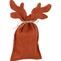 Klika - Zak | Cadeauzak | PET | 21.5x28cm | Rendier | bruin | 5 stuks