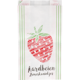 Klika - Zak | Fruitzak | Papier | 1 pond | Zomerkoninkjes | wit | 10 kg