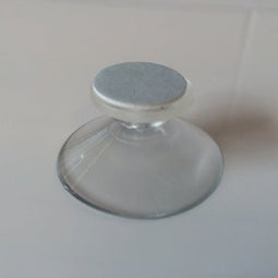 Klika - Zuignap 40mm transp met kleeflaag 100 - 3 stuks