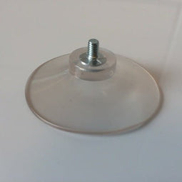 Klika - Zuignap 50mm met draad M4 x 6mm lengte - 3 stuks