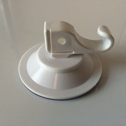 Klika - Zuignap wit 73 mm met hevel 100 stuks - 2 stuks