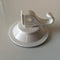 Klika - Zuignap wit 73 mm met hevel 100 stuks - 2 stuks