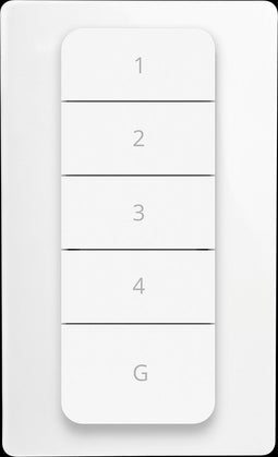 KlikAanKlikUit - Afstandsbediening - 4 Kanalen - Muurbevestiging - Wit - AYCT-303