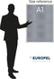 Kliklijst Europel - Posterlijst - A1 - 59,4 x 84 cm - 25mm frame - Mat wit