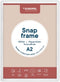 Kliklijst Europel - Posterlijst - A2 - 42 x 59,4 cm - 25mm frame - Mat wit