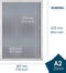 Kliklijst Europel - Posterlijst - A2 - 42 x 59,4 cm - 25mm frame - Mat wit
