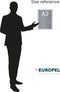 Kliklijst Europel - Posterlijst - A3 - 29,7 x 42 cm - 25mm frame - Mat wit