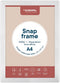 Kliklijst Europel - Posterlijst - A4 - 21 x 29,7 cm - 25mm frame - Mat wit