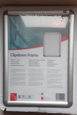 Kliklijst Nobo Premium Plus A3 aluminium | 5 stuks