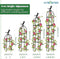 Klimplanten Obelisk Set van 2- Verstelbare hoogte tot 145 cm - Plant Ondersteuning - Inclusief Plant Clips