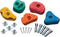 Klimsteen set klein met 2 gaten (5st)