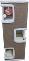 Klimtoren sisal 4-gaats 100 cm taupe/creme