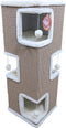 Klimtoren sisal 4-gaats 100 cm taupe/creme