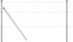 vidaXL - Palen - 13 - stuks - Ø32 - mm - 100 - cm - Gegalvaniseerd - Staal