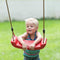 Swing King schommelzitje kunststof 43cm - rood