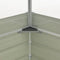 vidaXL - Tuinkas - 100x100x85 cm - gegalvaniseerd staal - bruin