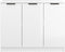 vidaXL - Dressoir - 90,5x30x70 - cm - bewerkt - hout - hoogglans - wit