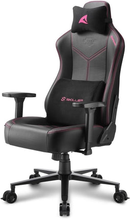 Sharkoon SKILLER SGS30 - Gaming chair - Hoofdsteun en lendenkussen - Roze